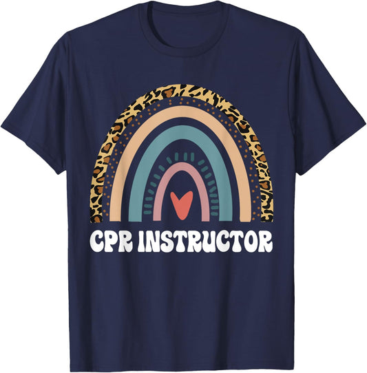CPR Instructor Training and Teaching EMS Ambulance T-Shirt - T-Shirt | Navy