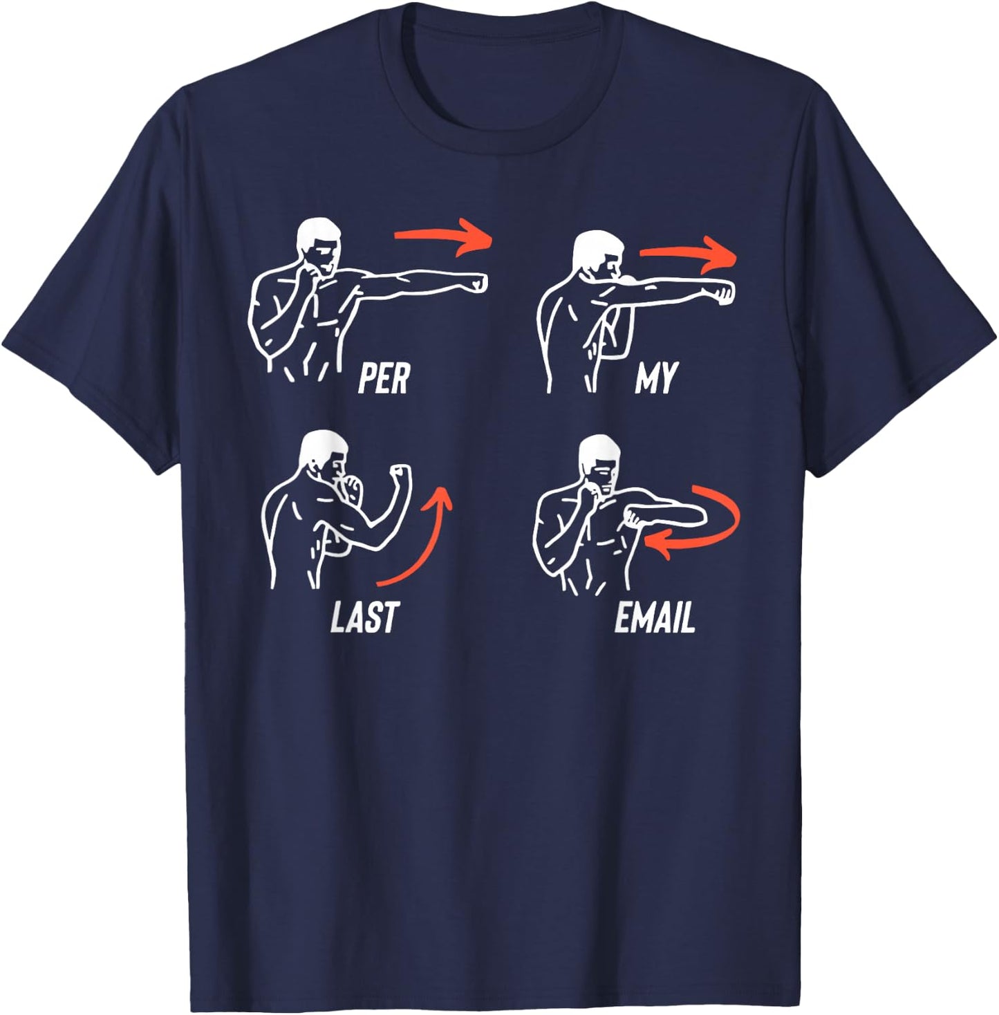 Per My Last Email Coworker Humor Funny Men Costumed T-Shirt - T-Shirt | Navy