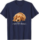 Cute Dog Graphic Dog Lover Golden Retriever Puppy Dog T-Shirt - T-Shirt | Navy
