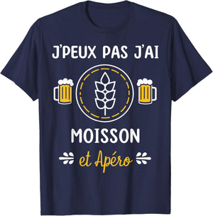 I Can't Have a Harvest , Black, S T-Shirt - T-Shirt | Navy