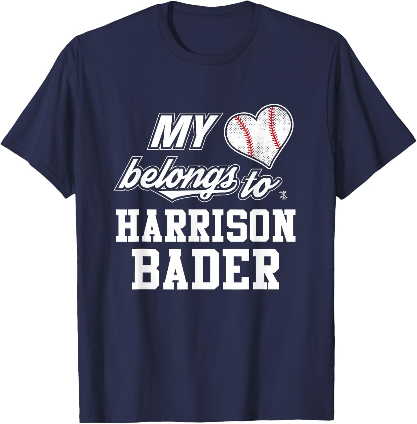Harrison Bader Gameday T-Shirt - T-Shirt | Navy