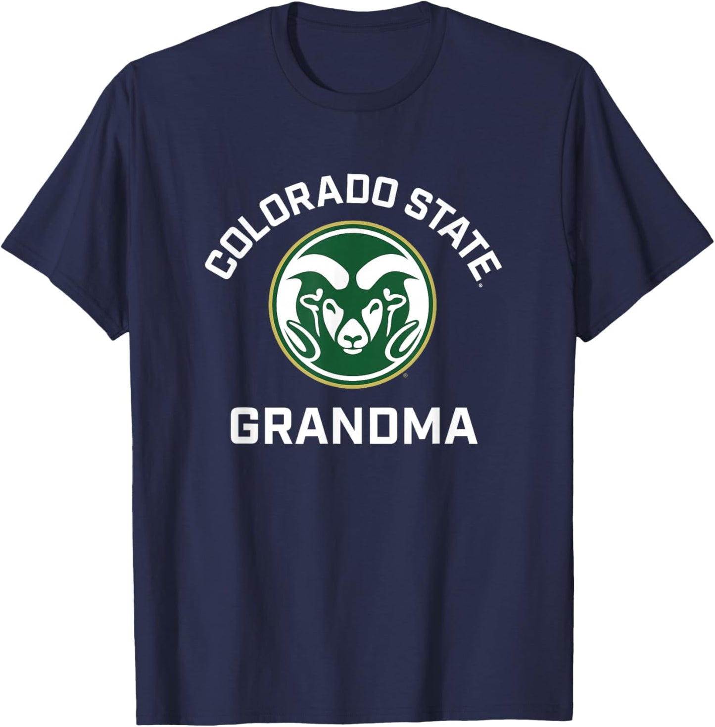 Colorado State University Rams Arched Grandma T-Shirt - T-Shirt | Navy