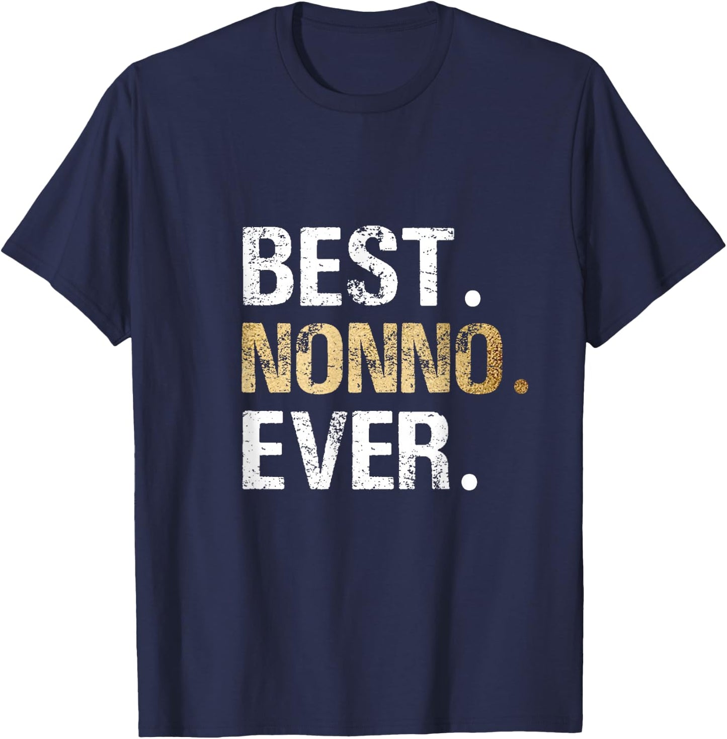 Nonno Gift from Granddaughter Grandson Best Nonno T-Shirt - T-Shirt | Navy
