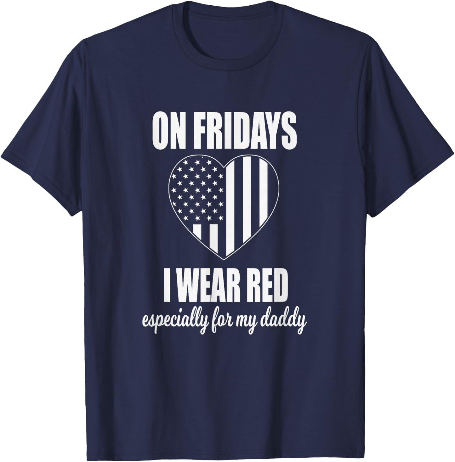 Deployed Daddy - Red Friday Military Kids T-Shirt - T-Shirt | Navy