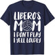 Volleyball Libero's Mom T-Shirt - T-Shirt | Navy