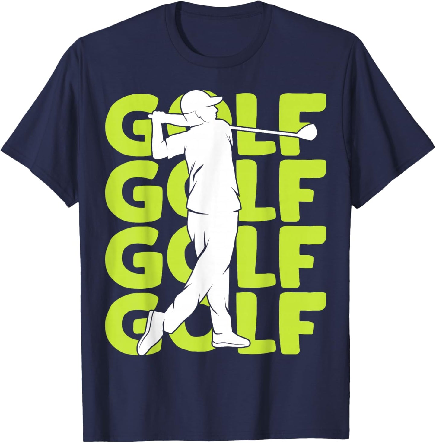 Golf Golfer Golf Player Men Children Boys T-Shirt - T-Shirt | Navy
