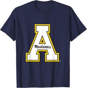 App State Mountaineers | Official University NCAA | PPAPP033 T-Shirt - T-Shirt | Navy
