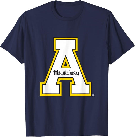App State Mountaineers | Official University NCAA | PPAPP033 T-Shirt - T-Shirt | Navy