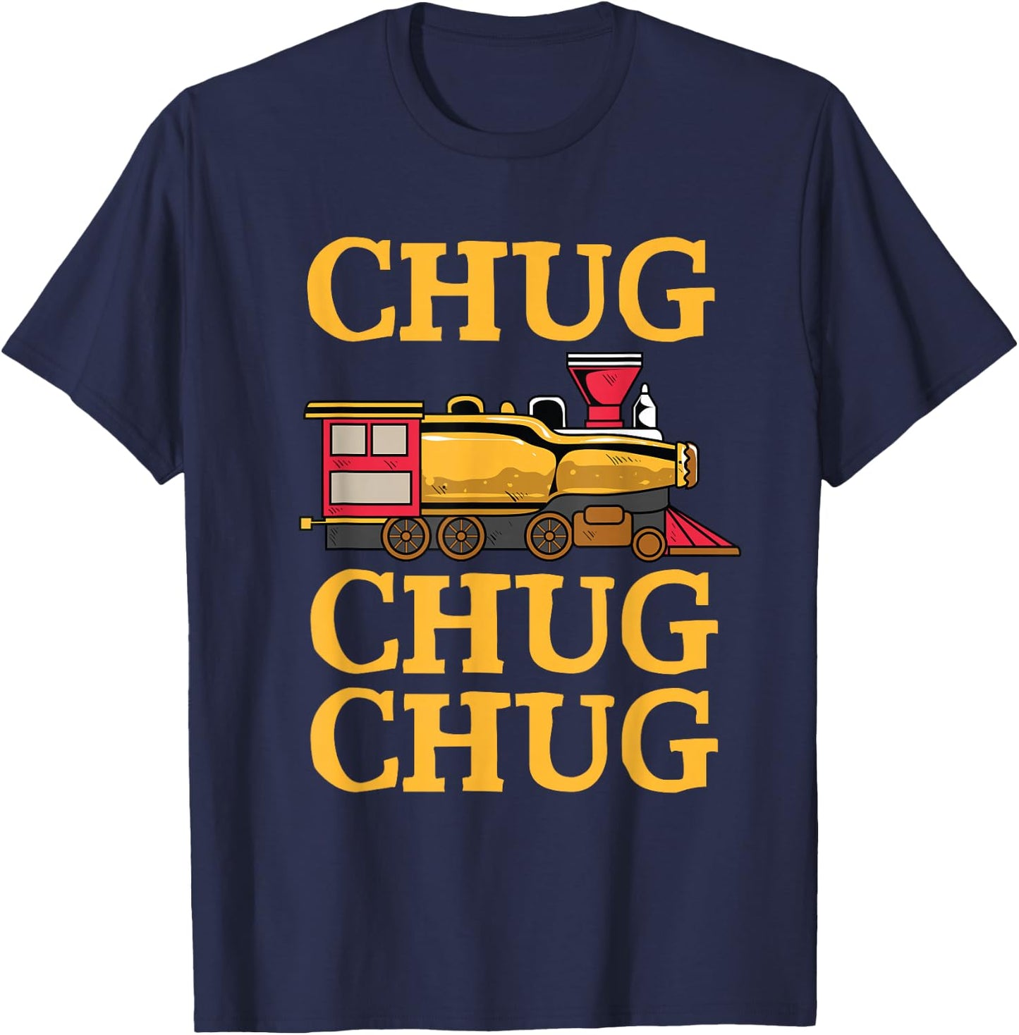 Train - Chug Beer Bottle - Depot Bar T-Shirt - T-Shirt | Navy