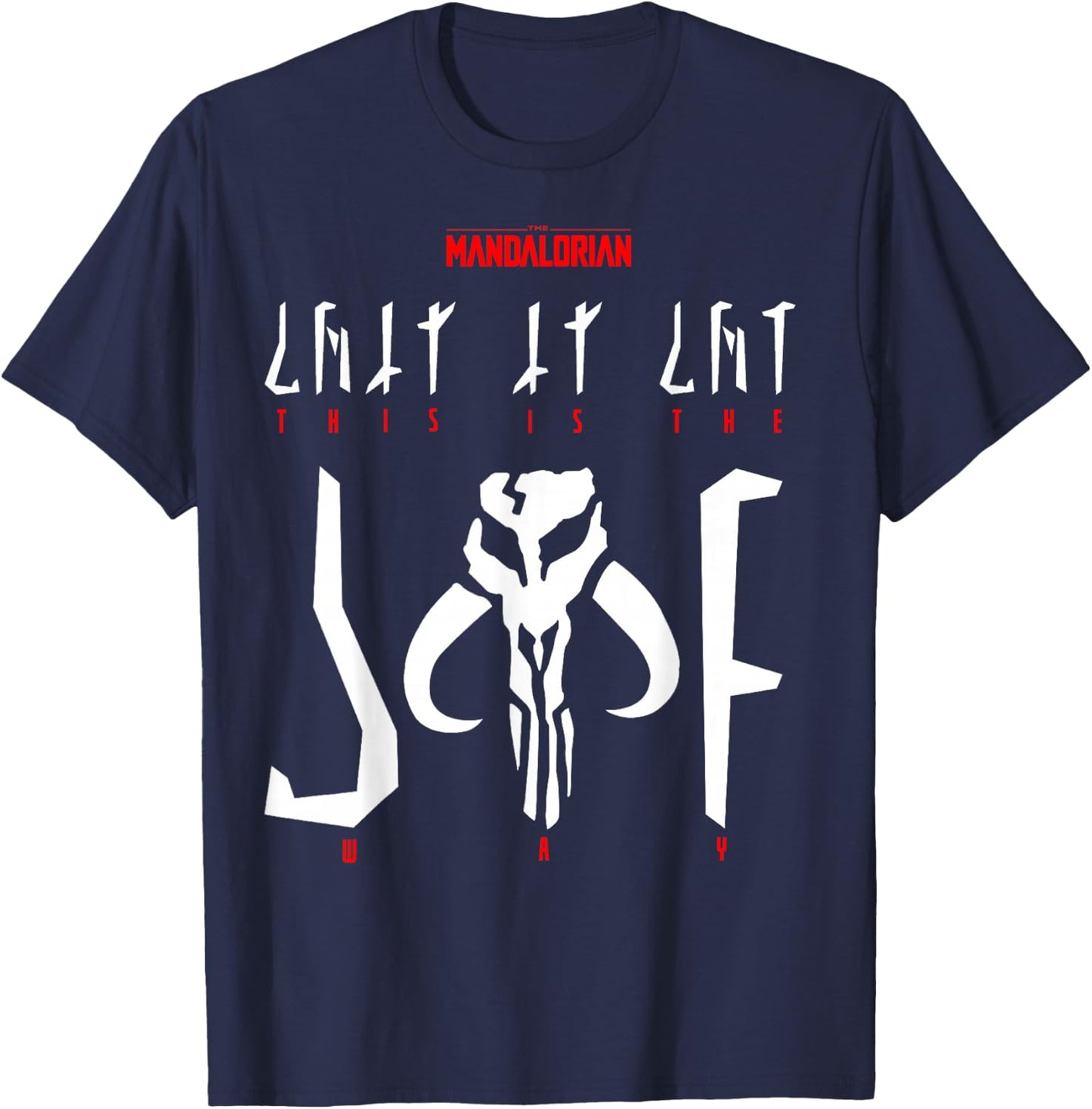 Star Wars The Mandalorian This Is The Way Translation T-Shirt - T-Shirt | Navy