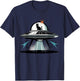 Midcentury Mid Century Cat Retro Atomic Age Space Capsule T-Shirt - T-Shirt | Navy