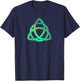 Irish Celtic Trinity Knot Triquetra Symbol Christian Faith T-Shirt - T-Shirt | Navy