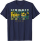 Na Pali Coast Kauai Hawaii Island NaPali Cliffs Garden Isle T-Shirt - T-Shirt | Navy