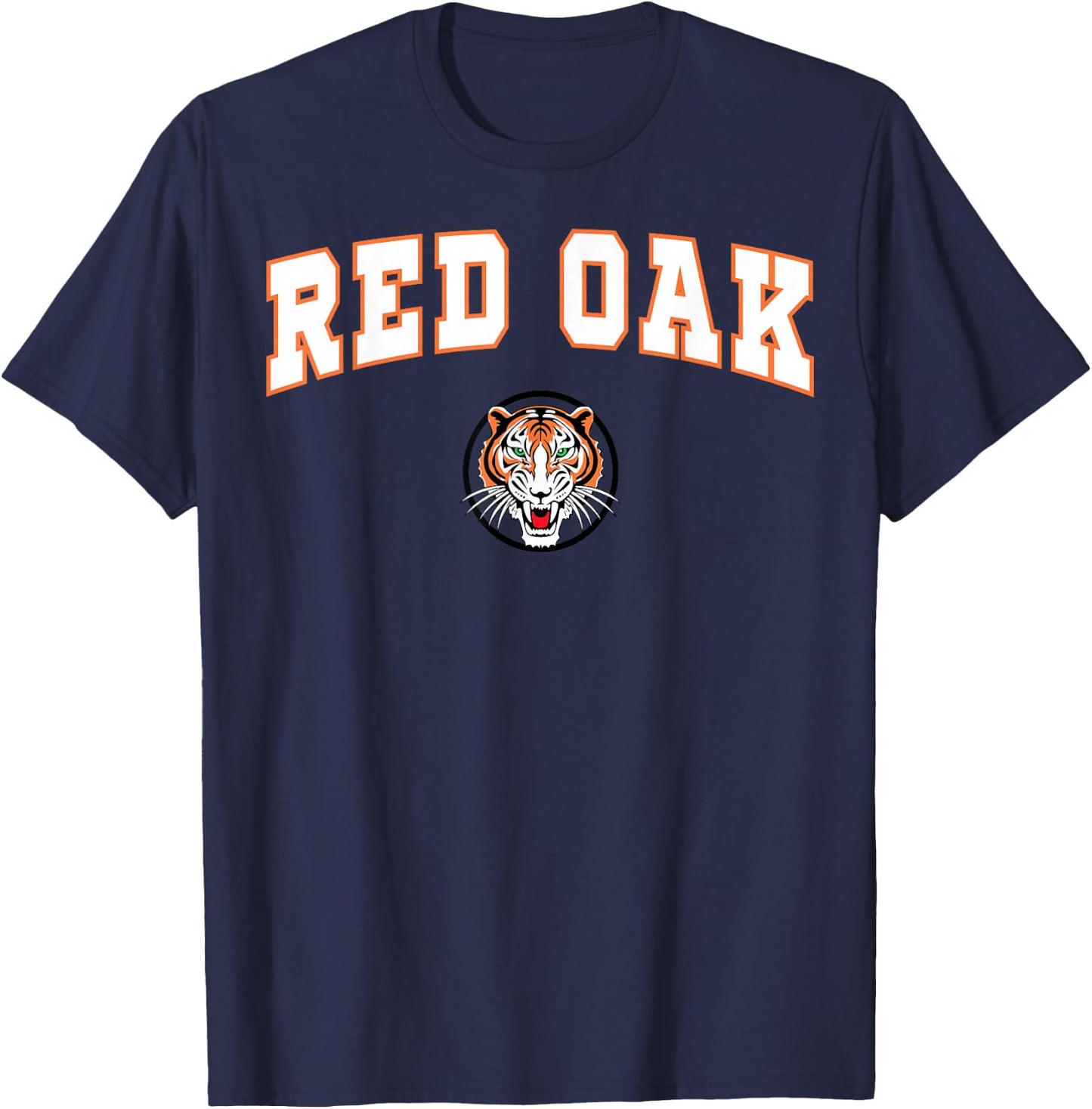 Red Oak High School Tigers C2 T-Shirt - T-Shirt | Navy