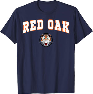 Red Oak High School Tigers C2 T-Shirt - T-Shirt | Navy