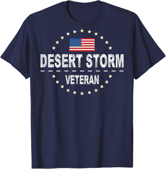 Operation Desert Storm Veteran T-Shirt - T-Shirt | Navy