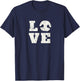 Love Canine Scent Work - K9 Sniffer Dog NoseWork Lover T-Shirt - T-Shirt | Navy