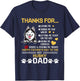 Best Husky Dog Dad Lover Happy Father's Day Women T-Shirt - T-Shirt | Navy