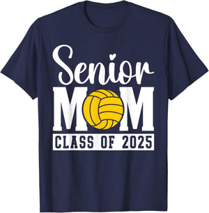 Senior Water Polo Mom 2025 Graduation Class Of 2025 Women's T-Shirt - T-Shirt | Navy