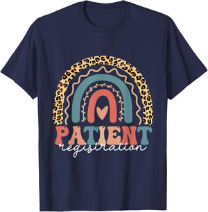 Patient Registration Registrar Emergency Department Hospital T-Shirt - T-Shirt | Navy