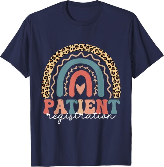 Patient Registration Registrar Emergency Department Hospital T-Shirt - T-Shirt | Navy