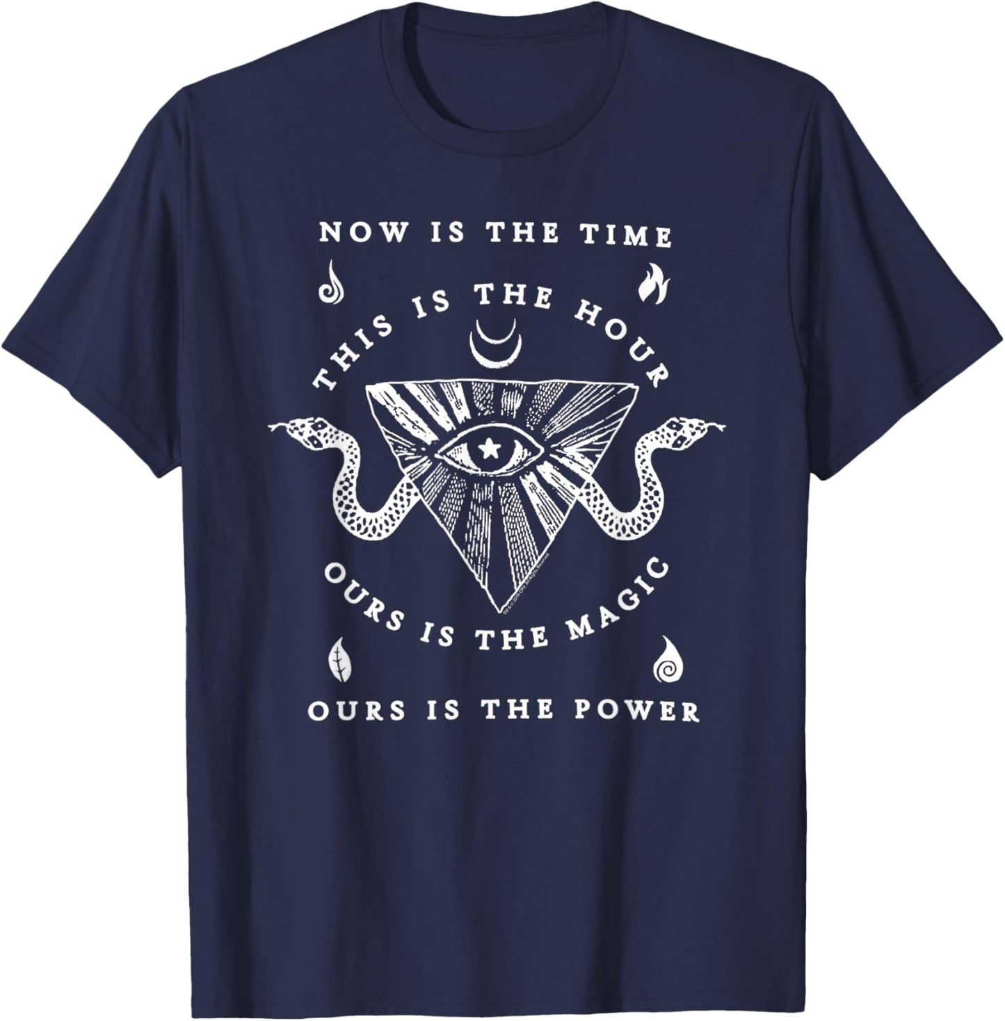 The Craft Now is the Time Occult Symbols 90's Witch Movie T-Shirt - T-Shirt | Navy