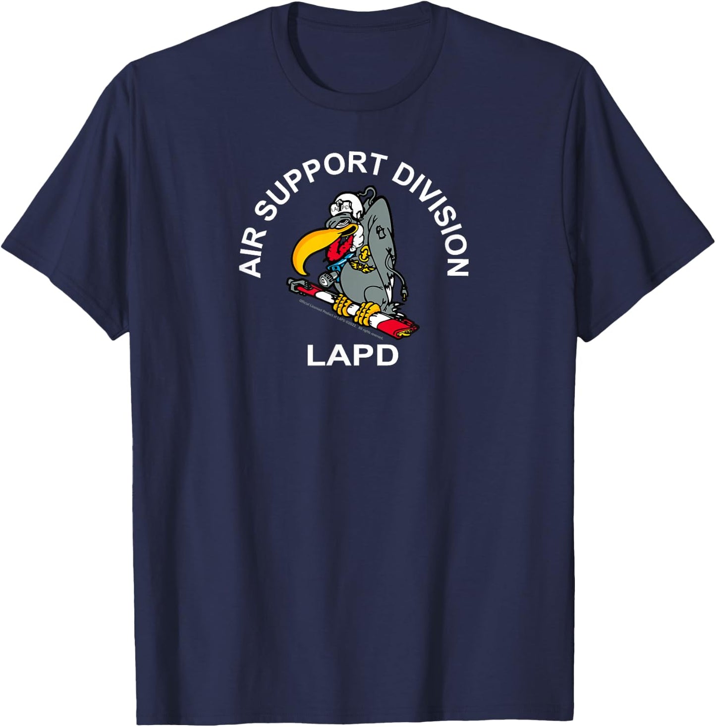 LAPD Air Support Divison T-Shirt - T-Shirt | Navy