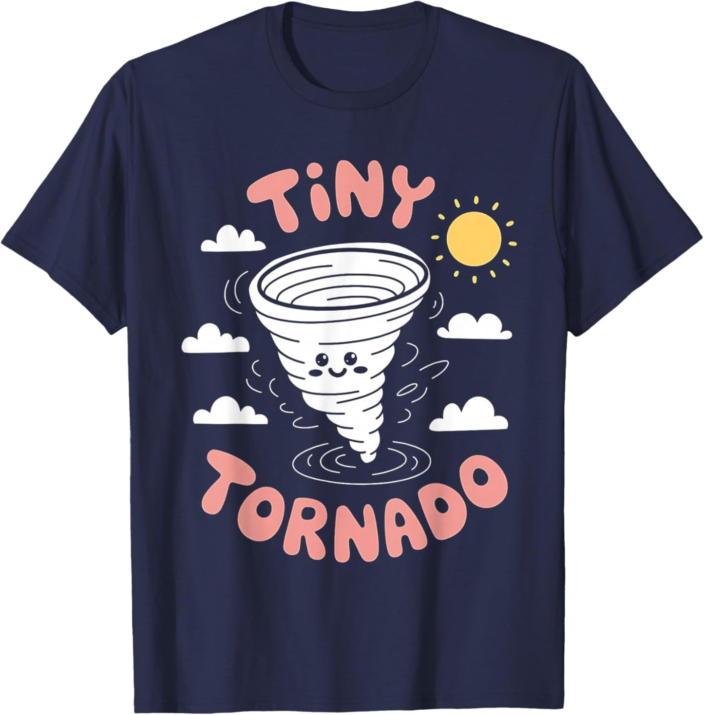 Cute Tiny Tornado for Messy Children And Toddlers Boy Girl T-Shirt - T-Shirt | Navy