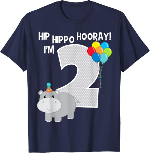 Hip Hippo Hooray I'm 2 Zoo Theme 2nd Birthday Party Kids