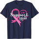 Support Squad Cute Heart Breast Cancer Awareness T-Shirt - T-Shirt | Navy