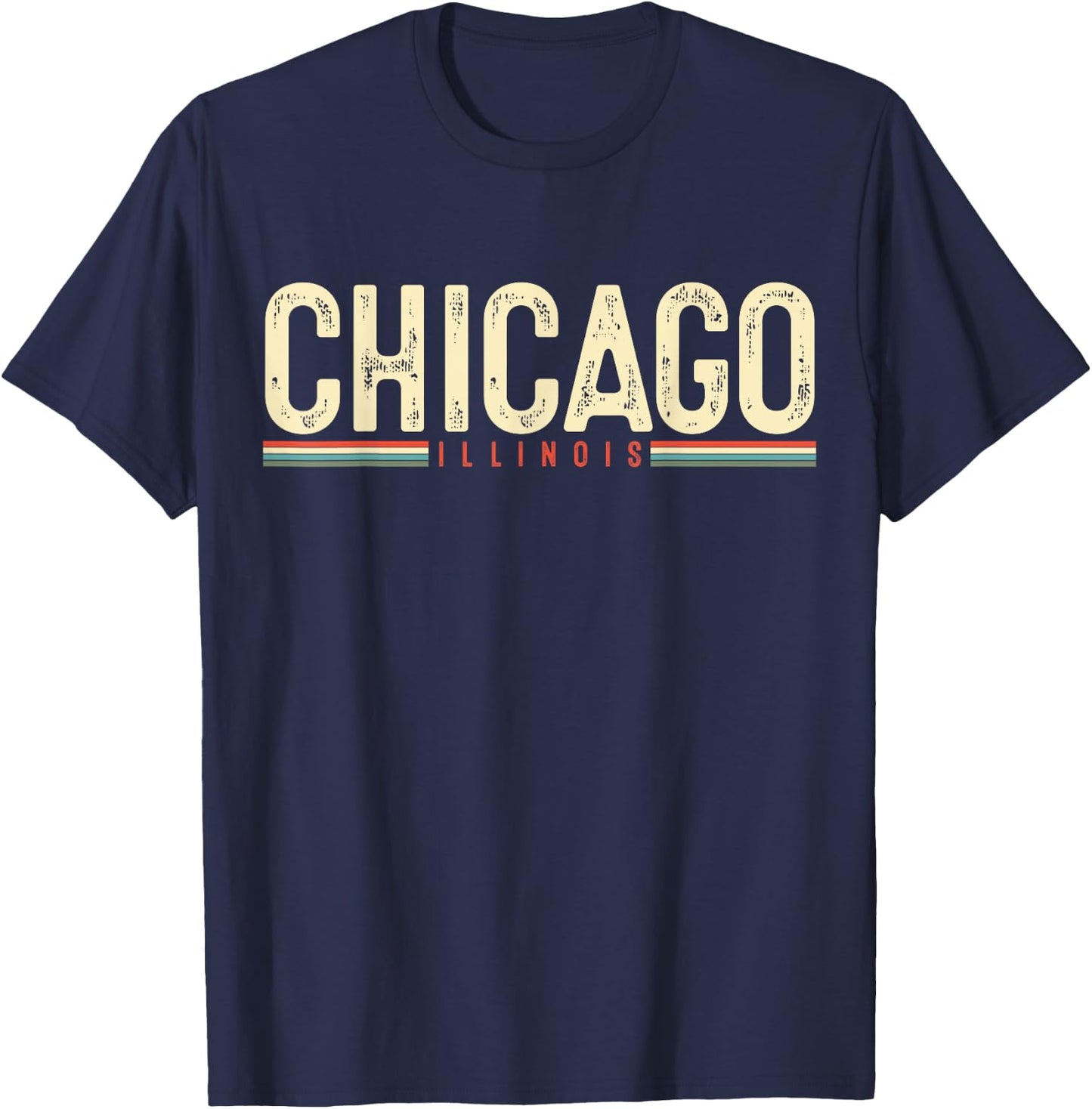 Chicago, Illinois T-Shirt - T-Shirt | Navy