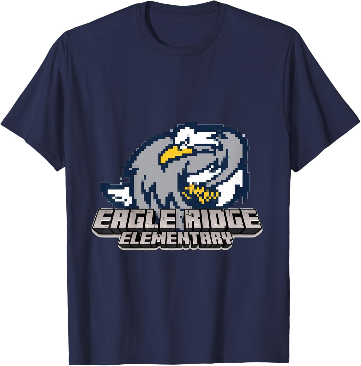 Eagle Ridge Pixel T-Shirt - T-Shirt | Navy