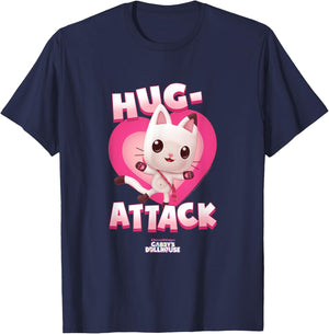 DreamWorks Gabby's Dollhouse Valentine's Day Hug Attack T-Shirt - T-Shirt | Navy