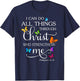 Funny I Can Do All Things Through Christ Who Strengthens Me T-Shirt - T-Shirt | Navy