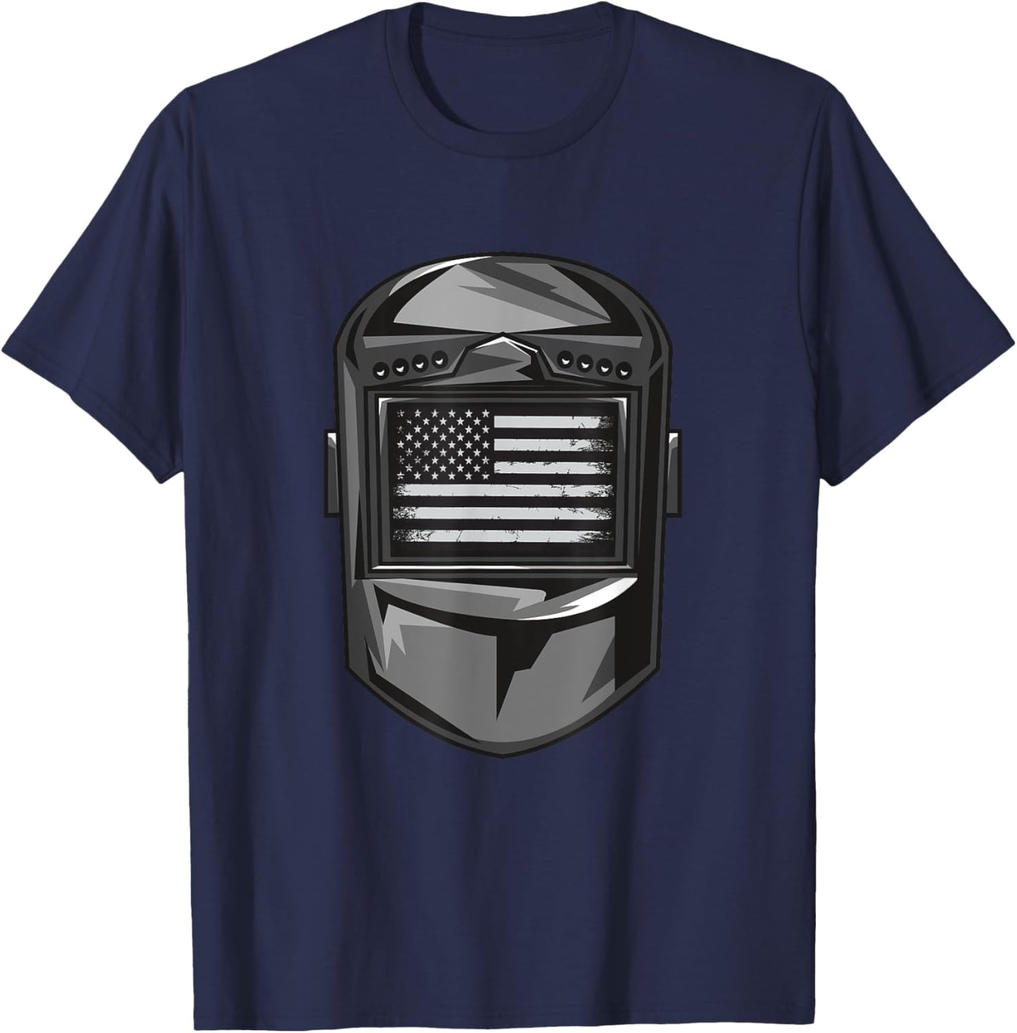Welder American Flag T-Shirt - T-Shirt | Navy