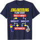 Engineering Flow Chart Chemical Engineer T-Shirt - T-Shirt | Navy