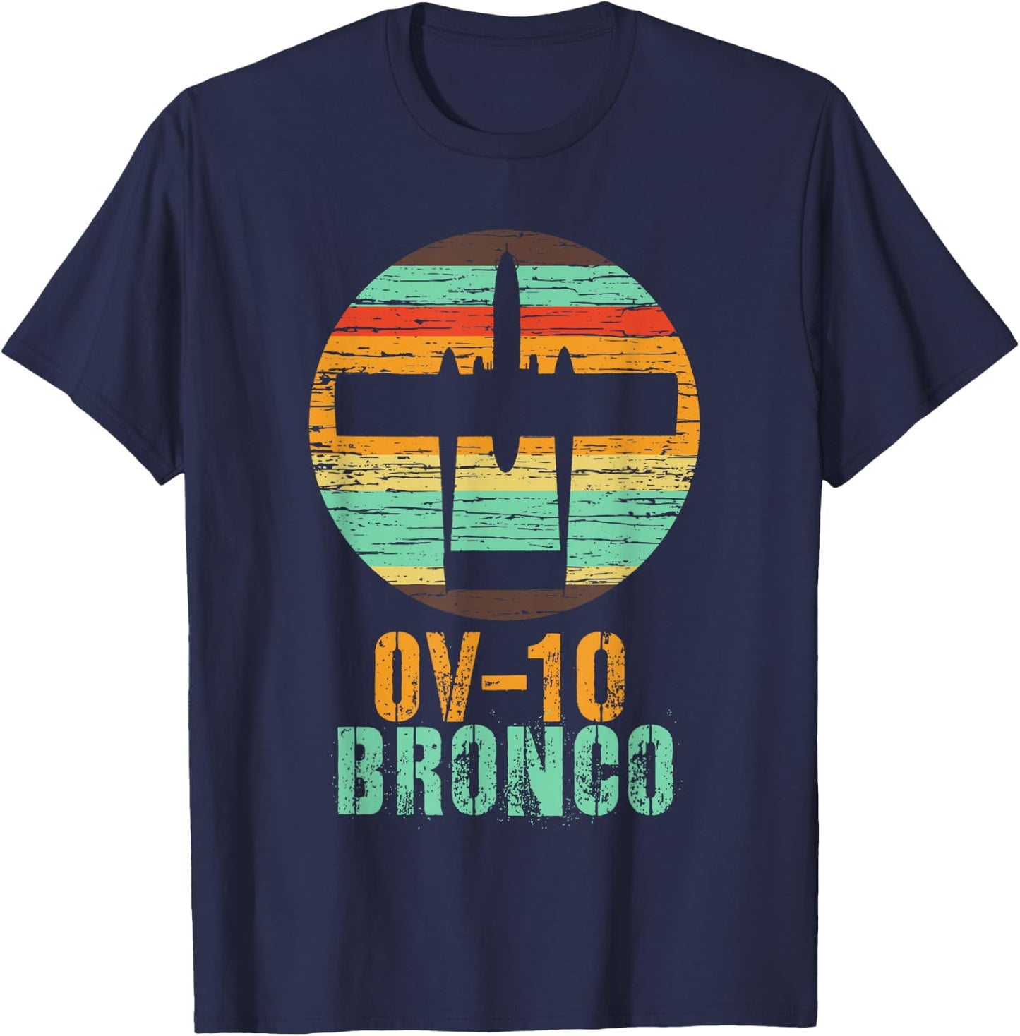 Vintage OV-10 Bronco Military Aviation Shirt T-Shirt - T-Shirt | Navy