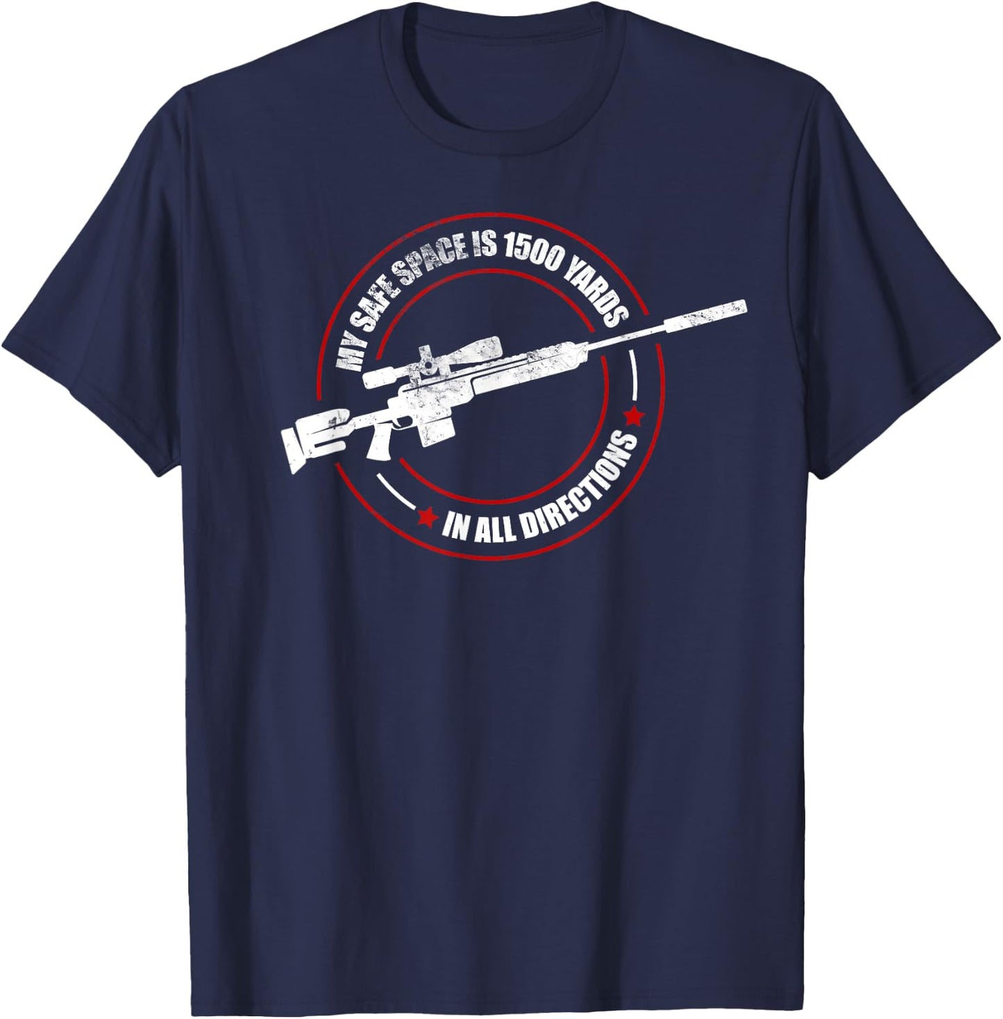 Vintage Armed Forces Military Funny Saying Veteran Sniper T-Shirt - T-Shirt | Navy