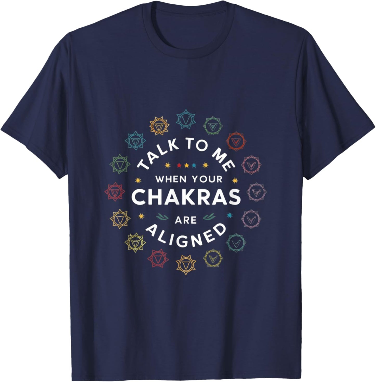 I'm Just Here For Savasana Funny Yoga , Black, S T-Shirt - T-Shirt | Navy
