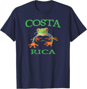 JCombs: Costa Rica Red-Eyed Tree Frog T-Shirt - T-Shirt | Navy