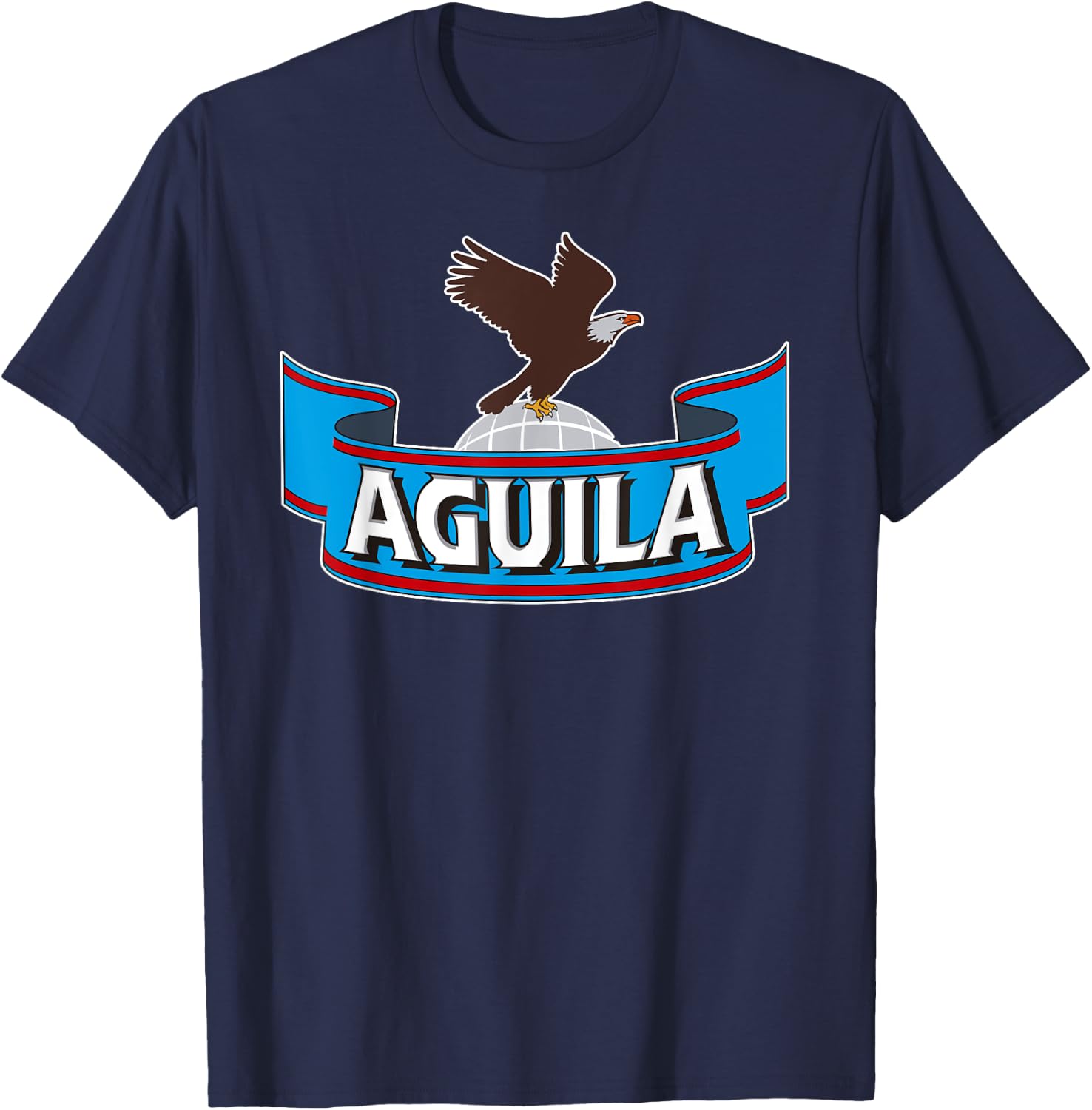 Cerveza Aguila Or Beer Sinigual And Siempre Decolombia Gift T-Shirt - T-Shirt | Navy