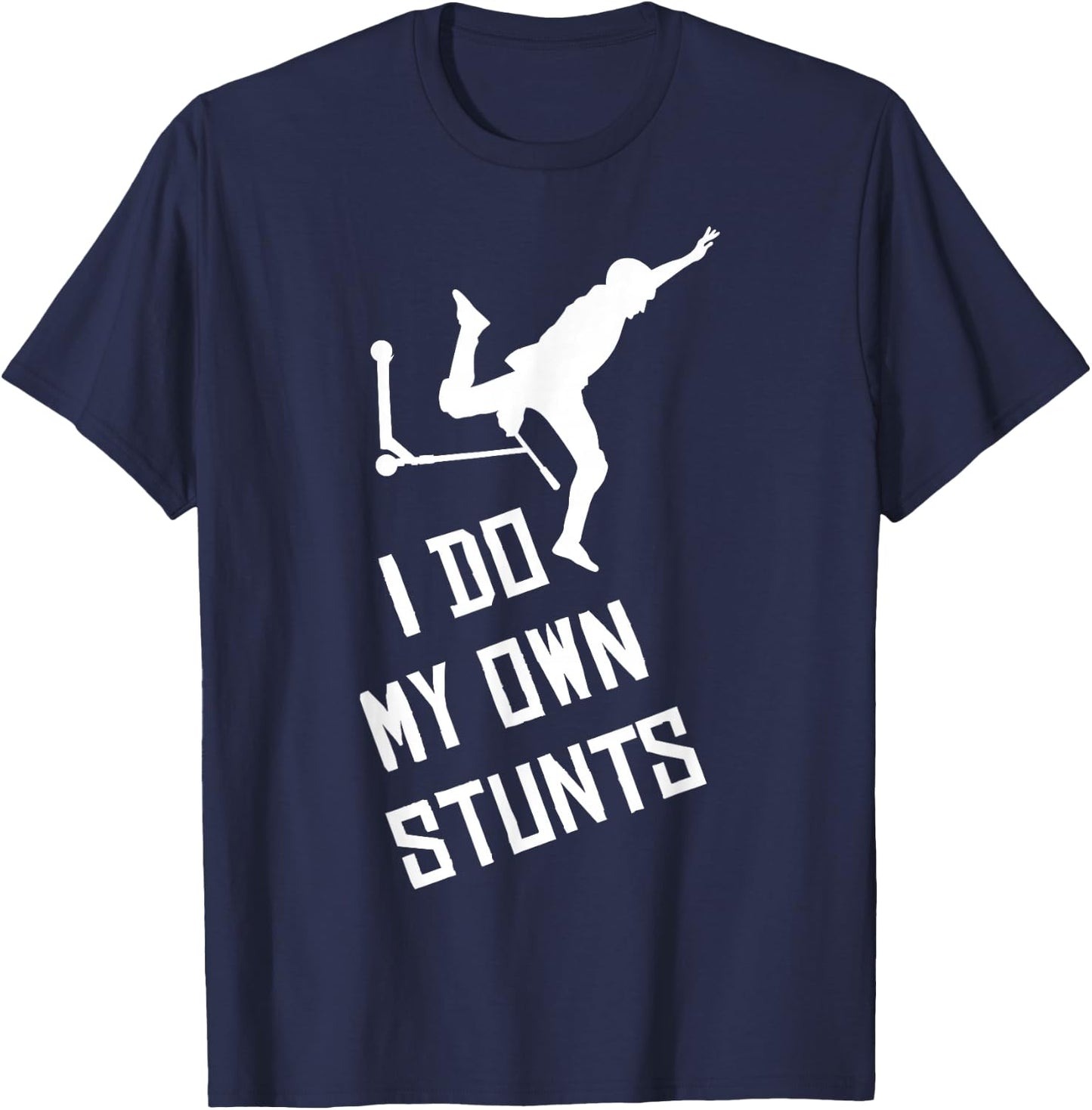 Scooter Stunt Saying Gift Children and Boys T-Shirt - T-Shirt | Navy