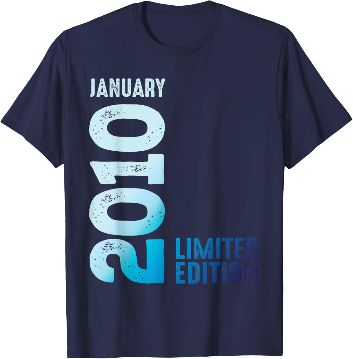 Limited Edition 2010 January 2010 T-Shirt - T-Shirt | Navy