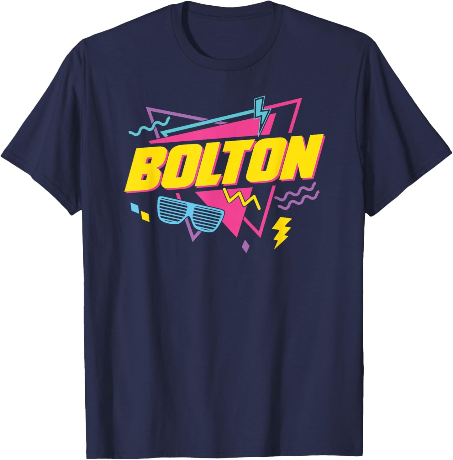 80s Bolton T-Shirt - T-Shirt | Navy