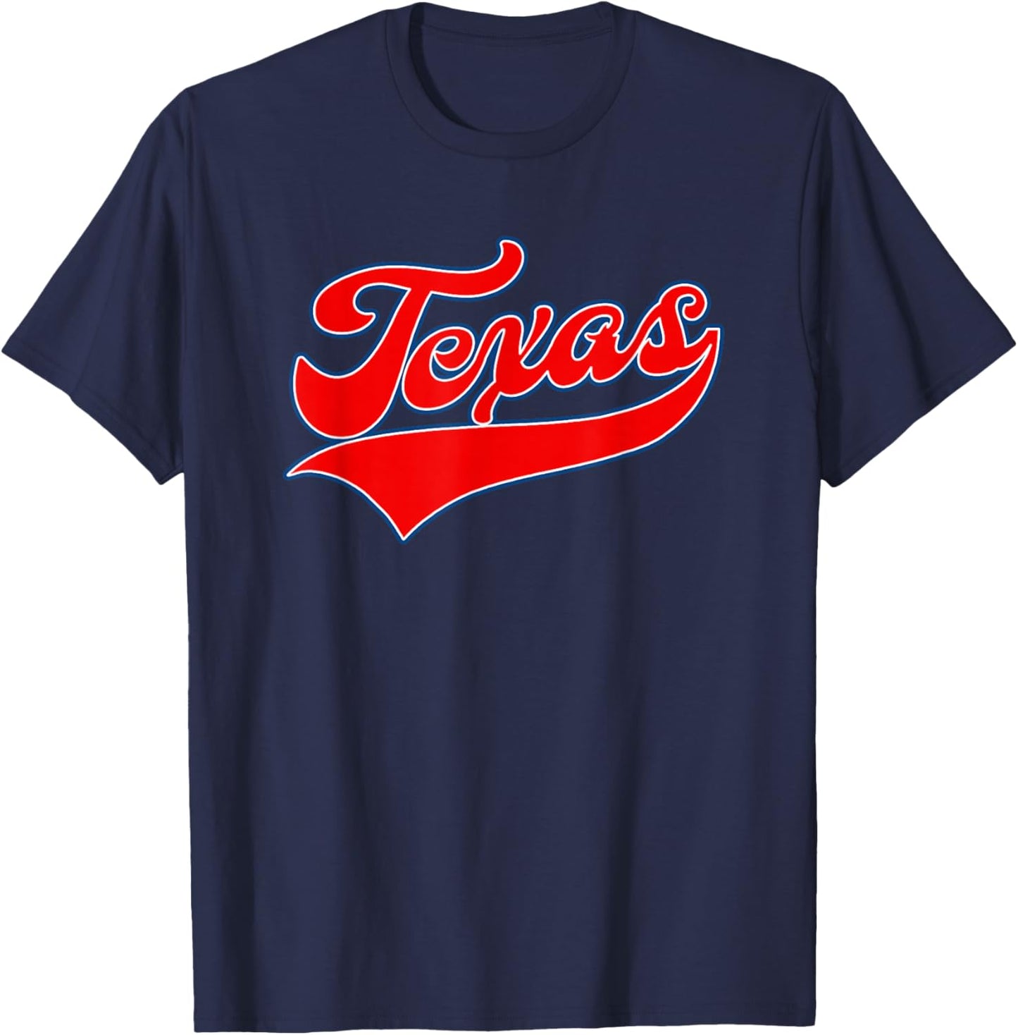 TEXAS - Throwback Design - Classic T-Shirt - T-Shirt | Navy
