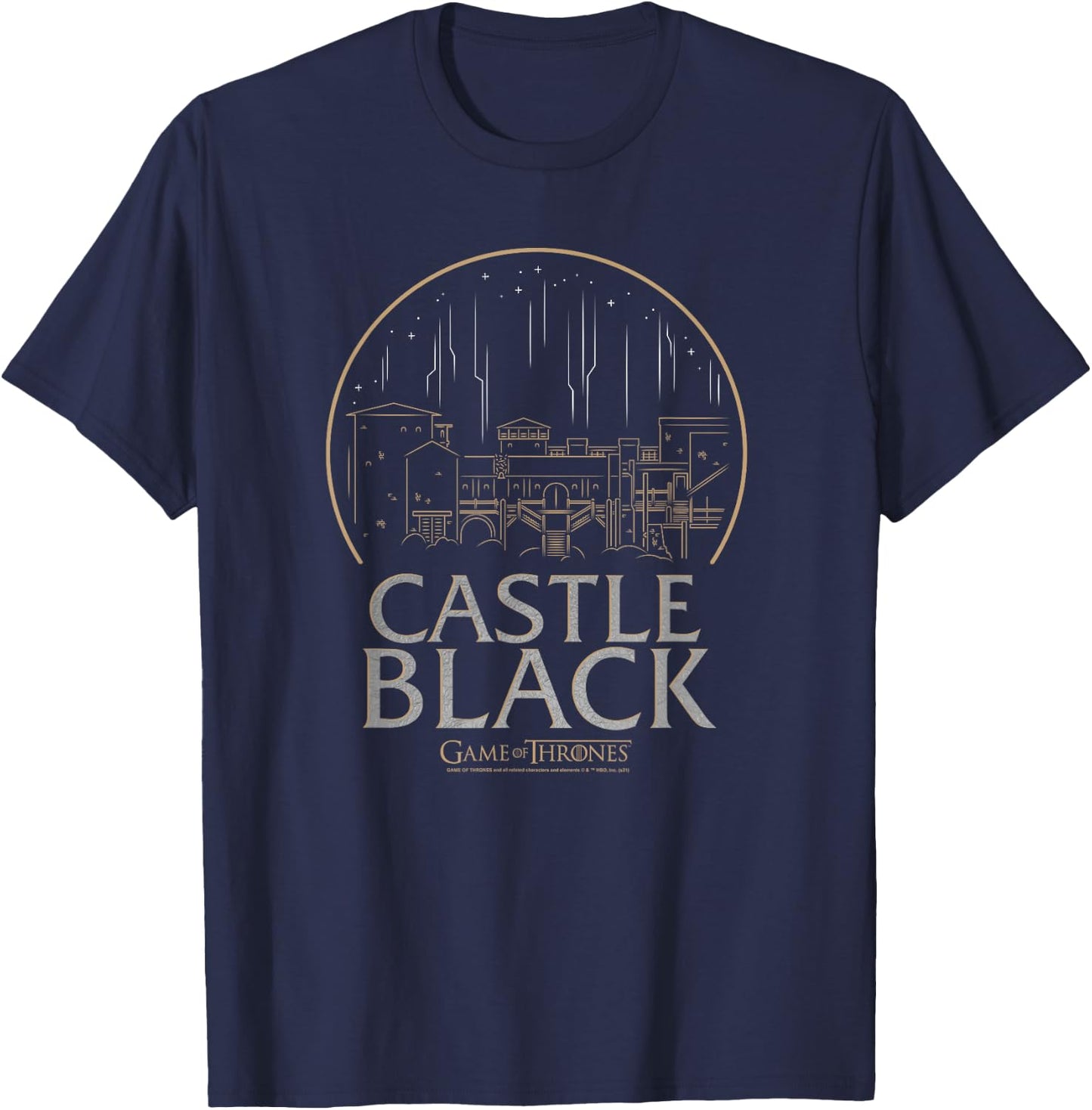 Game of Thrones Castle Black T-Shirt - T-Shirt | Navy