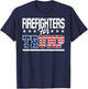 Firefighters Trump America President 2020 First Responder T-Shirt - T-Shirt | Navy