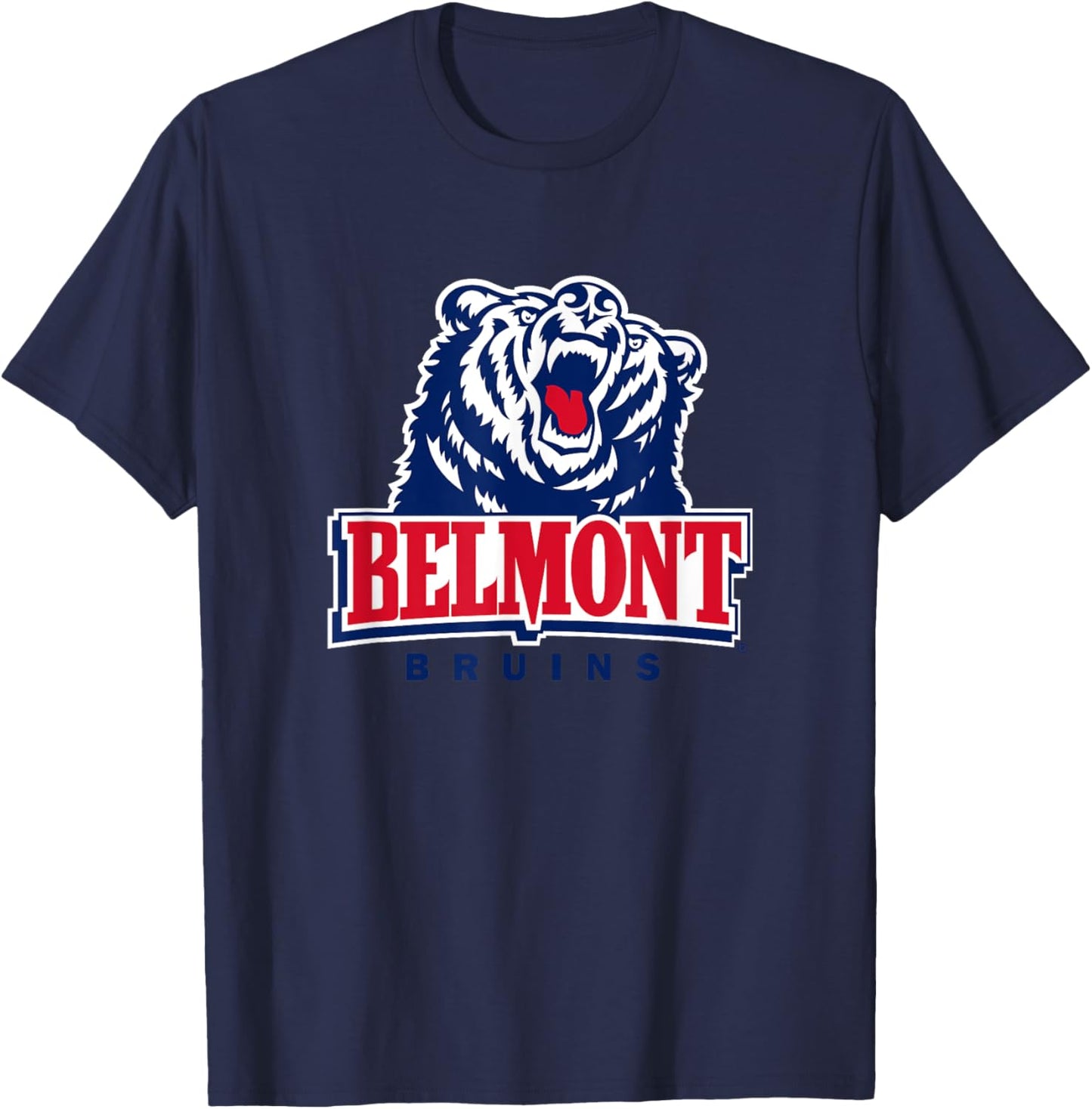 Belmont Bruins | Official NCAA Merch | PPBEL01 T-Shirt - T-Shirt | Navy