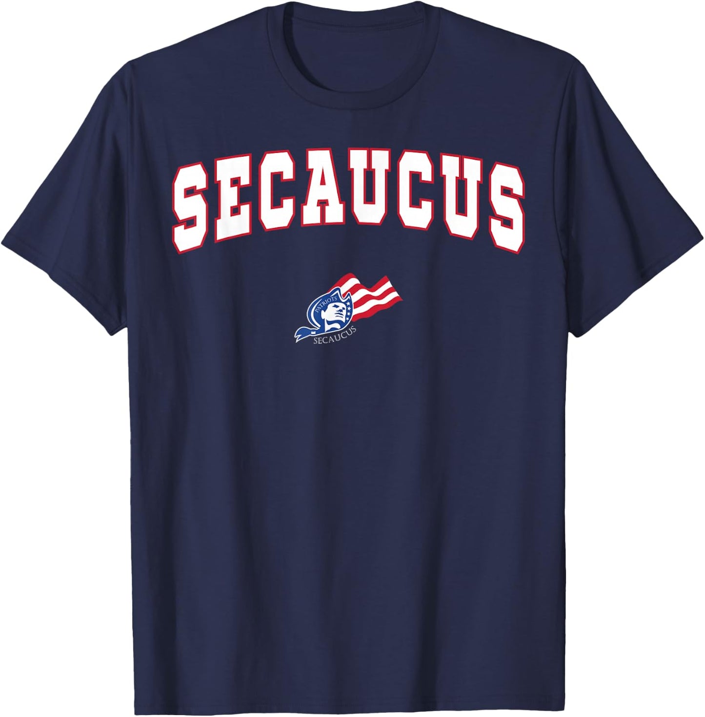 Secaucus High School Patriots T-Shirt - T-Shirt | Navy