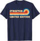 STREETER Surname Retro Vintage 80s 90s Birthday Reunion T-Shirt - T-Shirt | Navy